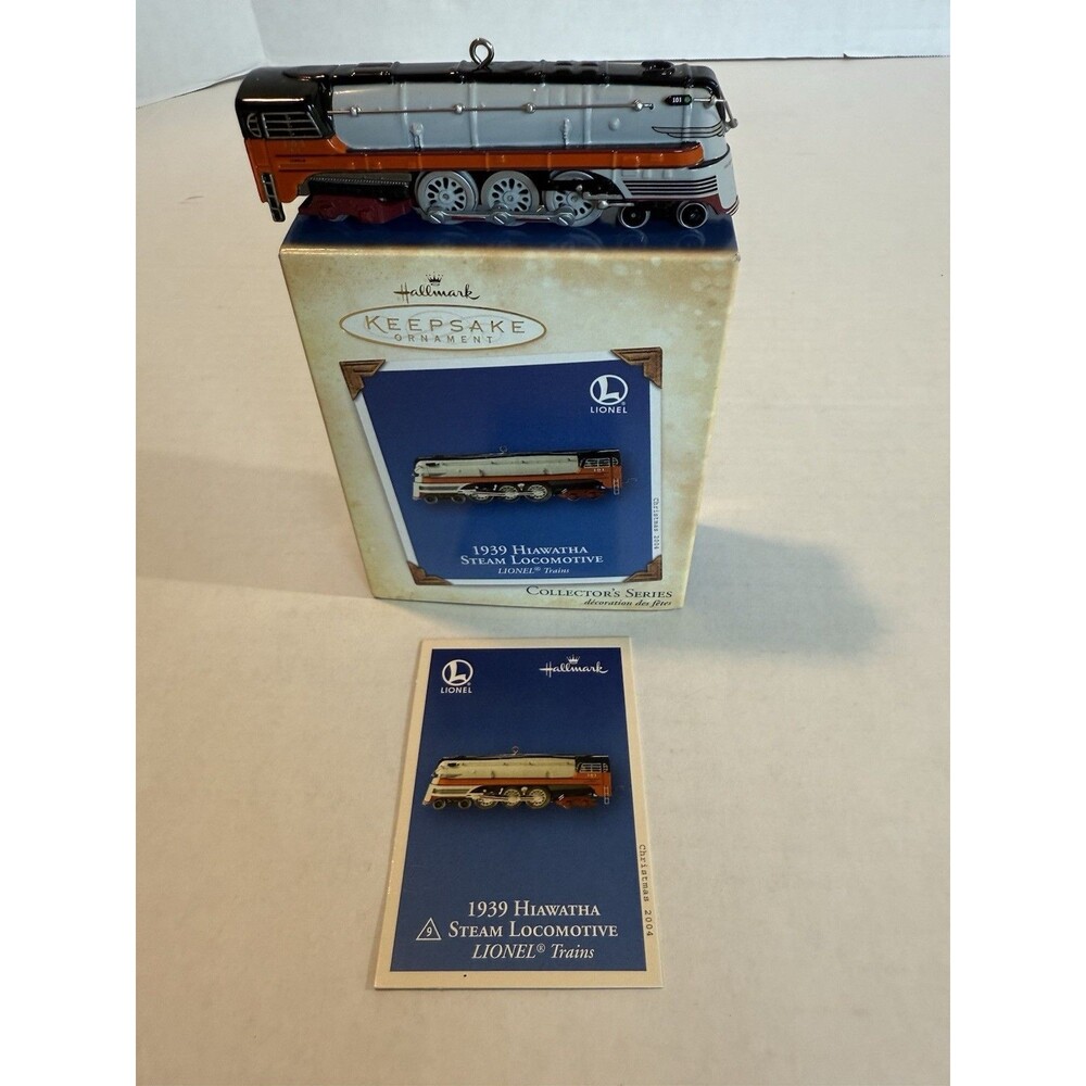 Hallmark Keepsake‎ Ornament 2004 Lionel 1939 Hiawatha Steam Locomotive 9th New